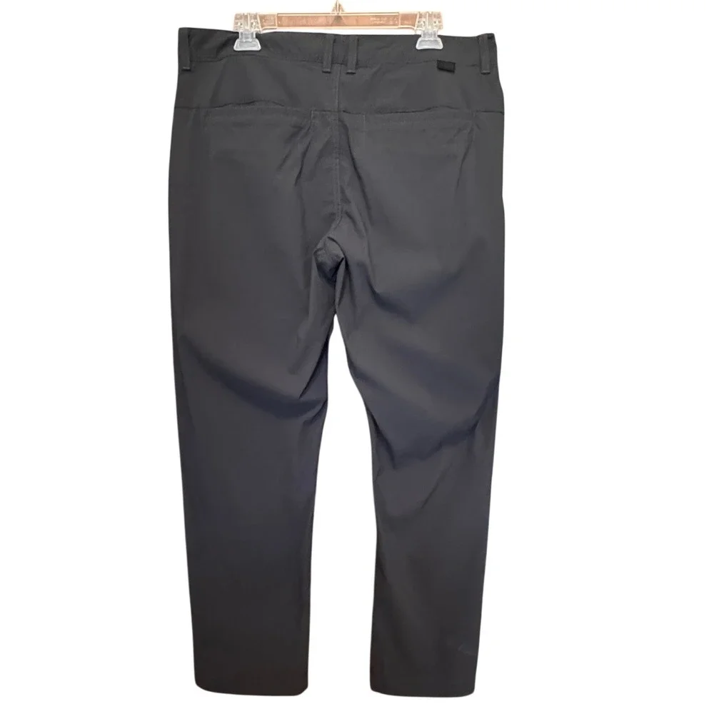 North Face Gray Hiking‎ Pants Rock Away 36 Lightweight Outdoor Stretch Gorpcore
